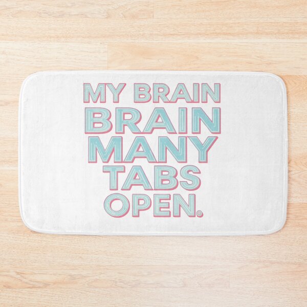Item preview, Funny Relatable Distracted Quote Bright Typography designed and sold by Vallentinez.