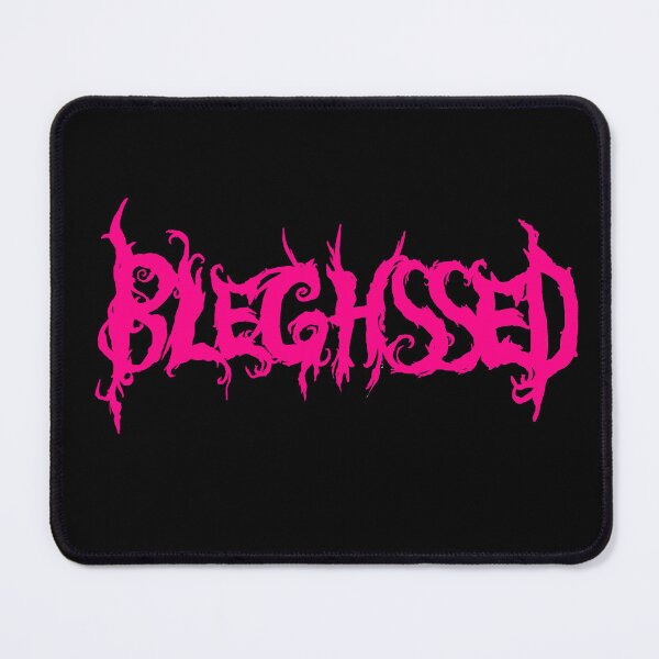 Item preview, Hot Pink BLEGHSSED on Black designed and sold by Gothica-rose.