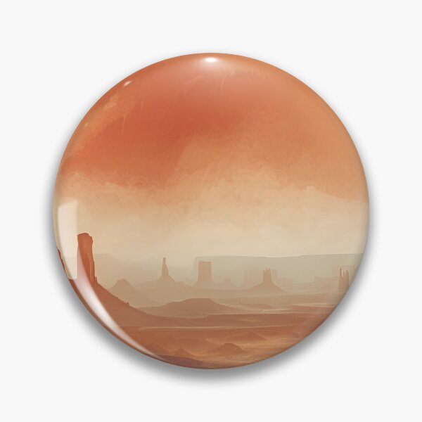 Item preview, Alien Desert Under Giant Planet designed and sold by Design-Illusi0n.