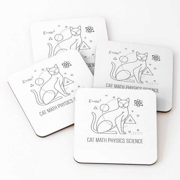 Item preview, Math Cat PNG: Physics Science Equations Humor designed and sold by fabricutie.