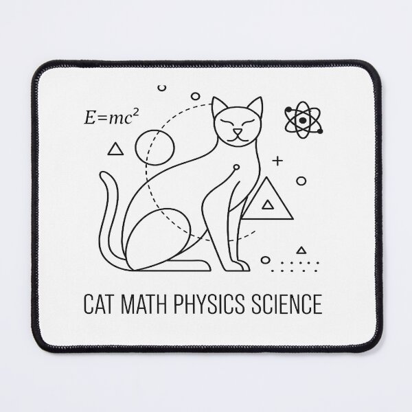 Item preview, Math Cat PNG: Physics Science Equations Humor designed and sold by fabricutie.