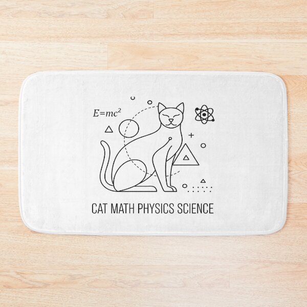 Item preview, Math Cat PNG: Physics Science Equations Humor designed and sold by fabricutie.