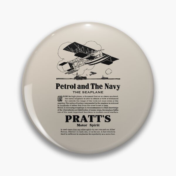 Item preview, WW1 Naval Short Type 184 Seaplane Battleship Scene - Pratt’s Petrol designed and sold by MilitaryMart.
