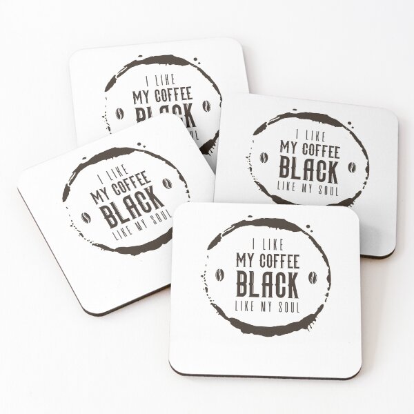 Item preview, I Like My Coffee Black Like My Soul Funny Coffee designed and sold by JRRTs.
