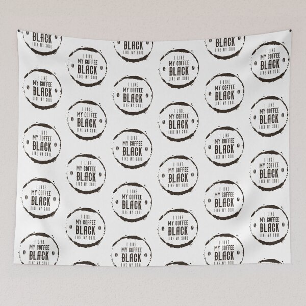Item preview, I Like My Coffee Black Like My Soul Funny Coffee designed and sold by JRRTs.