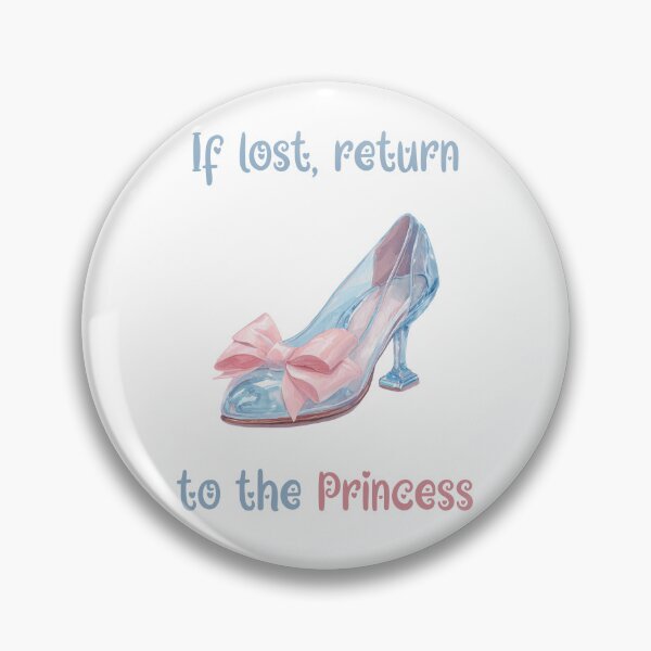 Item preview, Glass Slipper with Pink Bow – If Lost, Return to the Princess | Fairytale Aesthetic Design designed and sold by ChibiNekoSpace.