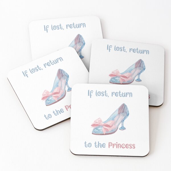 Item preview, Glass Slipper with Pink Bow – If Lost, Return to the Princess | Fairytale Aesthetic Design designed and sold by ChibiNekoSpace.