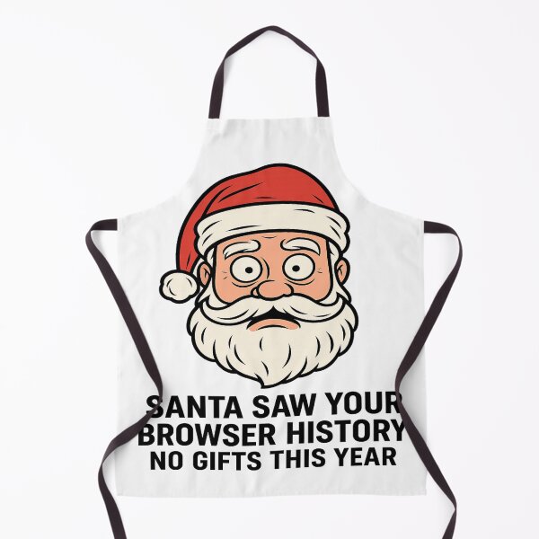 Item preview, Surprised Santa Noticing Your Browser History designed and sold by FitFemStudio.
