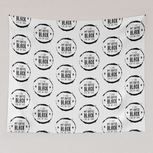 Item preview, I Like My Coffee Black Like My Soul Funny Coffee designed and sold by JRRTs.