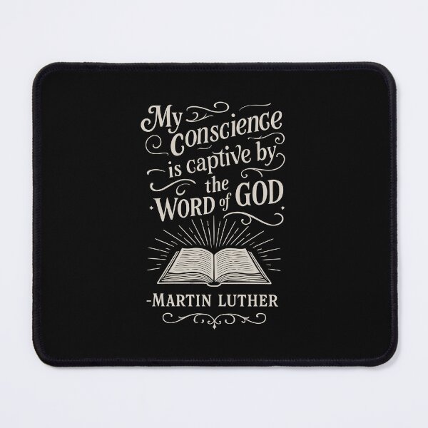 Item preview, Reformed Theology Quote Martin Luther Bible Scripture Design designed and sold by Glory After Tears.