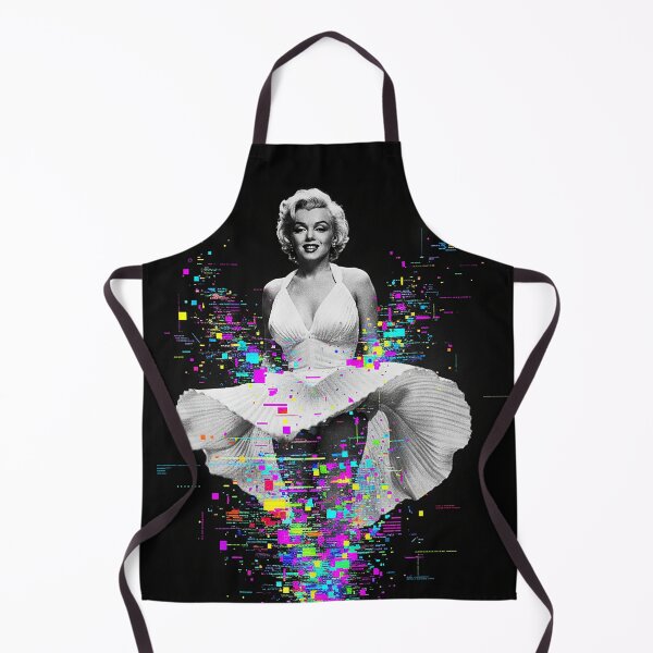 Item preview, Monroe's Digital Breeze: Iconic Glitch Art Portrait designed and sold by AgingeR.