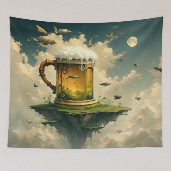 Item preview, Beer mug on a floating island designed and sold by Marcu Ioachim.