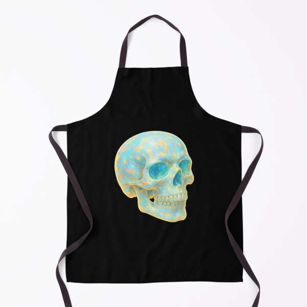 Item preview, Bioluminescent Skull with Mushrooms and Moss designed and sold by LaNadaYFundante.