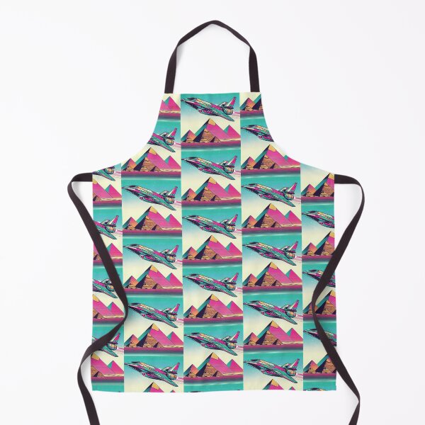 Item preview, "Neon Voyage Over Ancient Pyramids" designed and sold by Dogandesighn.