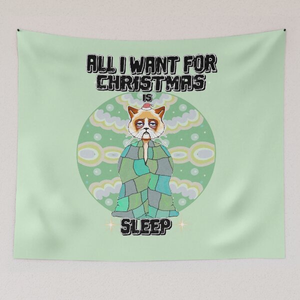 Item preview, All I want for Christmas is sleep designed and sold by Kyradem.