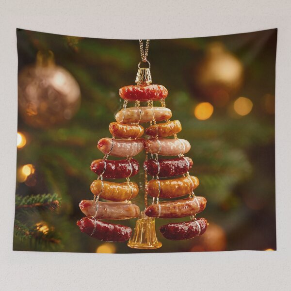 Item preview, Sausages as Christmas decorations designed and sold by Brendon987.