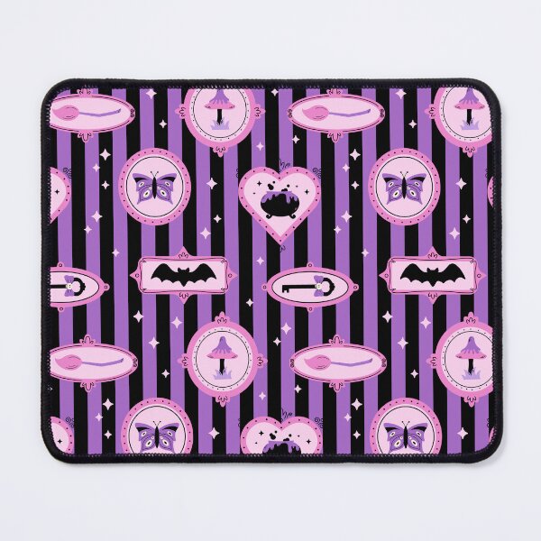 Item preview, Purple Pastel Goth Witchy Gallery Pattern designed and sold by Kusaka.art.
