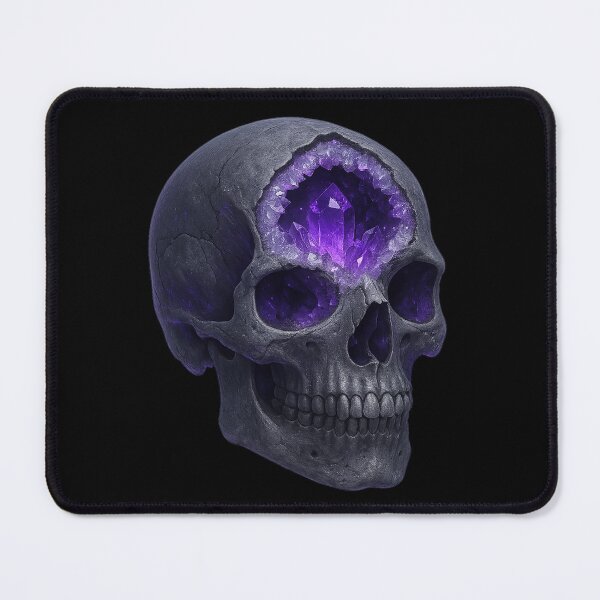Item preview, Meteorite Iron Skull (Widmanstätten Pattern) designed and sold by LaNadaYFundante.