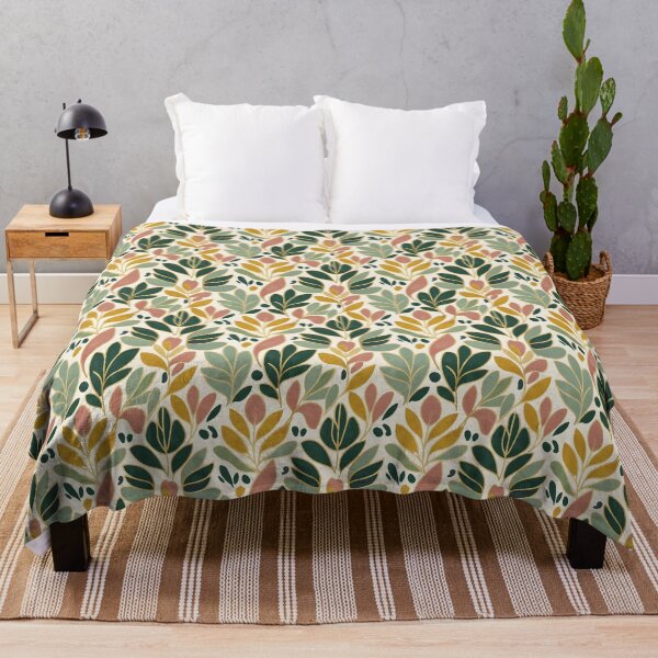 Item preview, Golden Meadow - Stylized Leaf Seamless Pattern designed and sold by HolmeProud.
