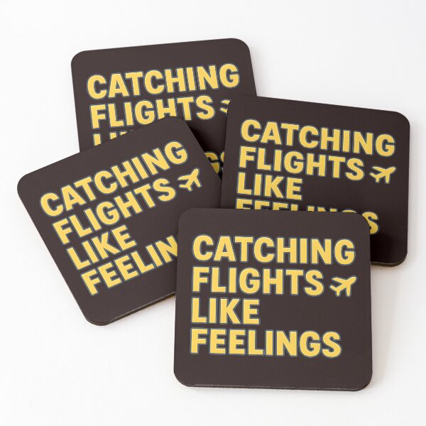 Item preview, atching Flights Like Feelings | Funny Travel Quote T-Shirt for Wanderlust Lovers & Jetsetters designed and sold by ThePunnyTraveler.