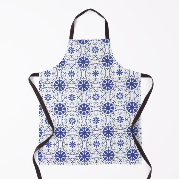 Item preview, Classic Blue Azulejo Tile Design - Mediterranean Blue Tile Pattern designed and sold by Sparkles by Effy.