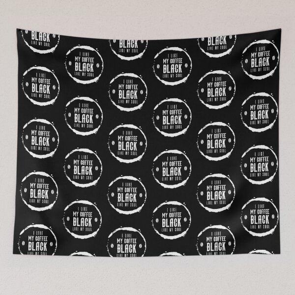 Item preview, I Like My Coffee Black Like My Soul Funny Coffee designed and sold by JRRTs.