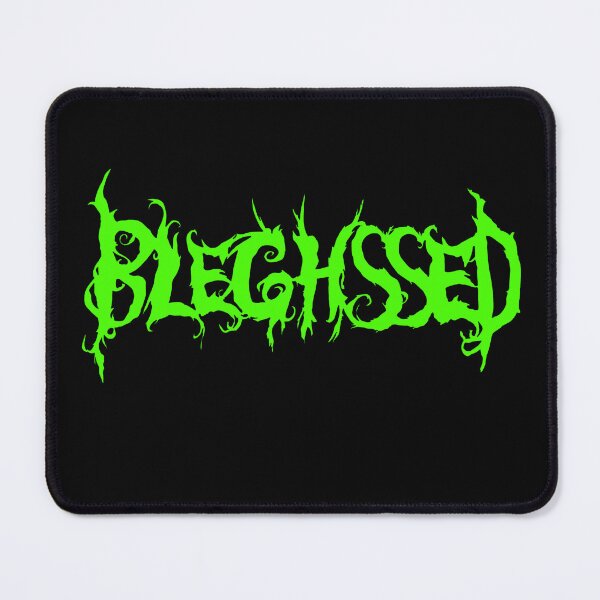 Item preview, Neon Green BLEGHSSED on Black designed and sold by Gothica-rose.