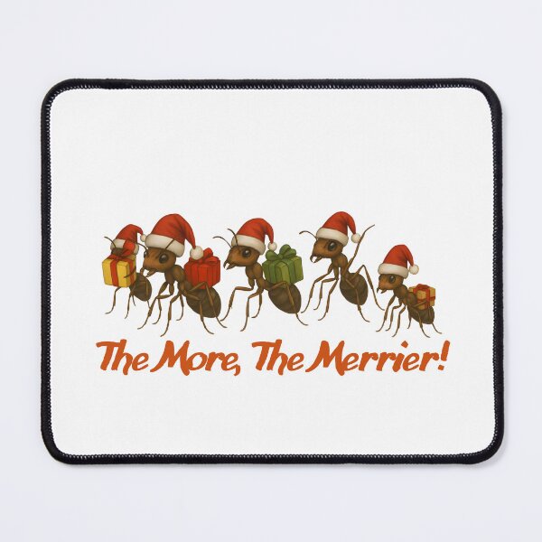 Item preview, The More, The Merrier – Ant Christmas Design designed and sold by SVALANART.