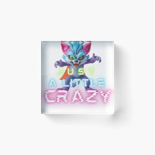 Item preview, cute psycho monster with slogan designed and sold by Mickey-Inc.