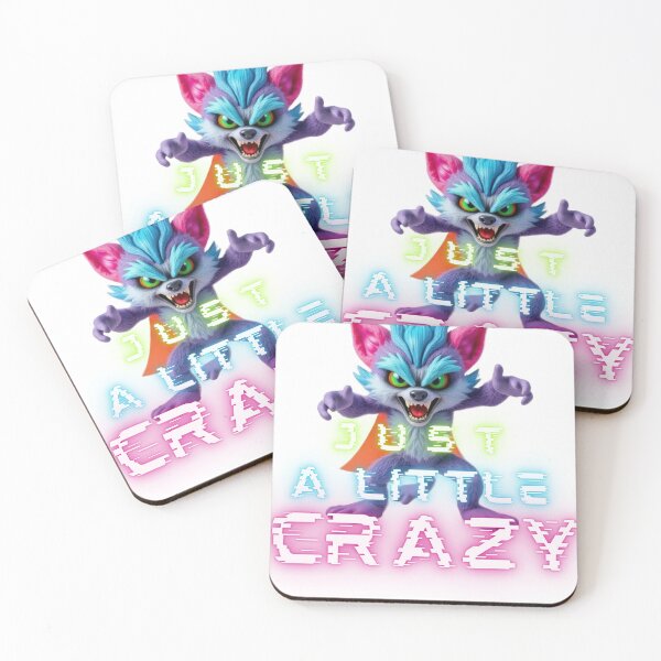 Item preview, cute psycho monster with slogan designed and sold by Mickey-Inc.