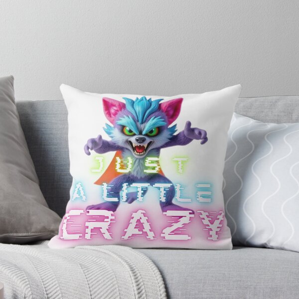 Item preview, cute psycho monster with slogan designed and sold by Mickey-Inc.