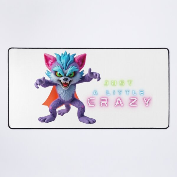 Item preview, cute psycho monster with slogan designed and sold by Mickey-Inc.