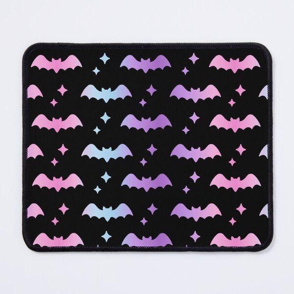 Item preview, Pastel Gradient Bats On Black designed and sold by Kusaka.art.