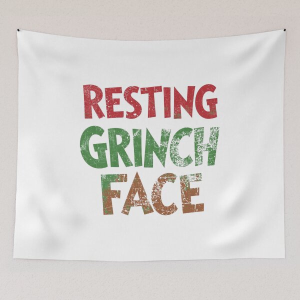 Item preview, Grinch Mood Sarcastic Xmas Text Design designed and sold by Vallentinez.