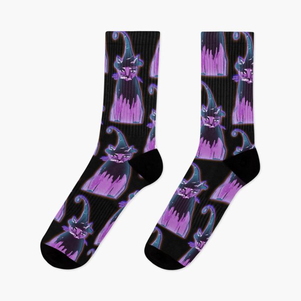 Item preview, Purple Glowing Witch Kitty Cat designed and sold by MLanestudio.