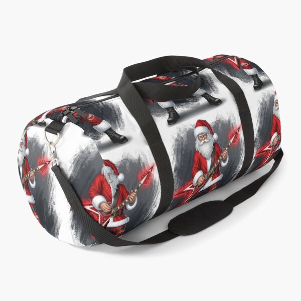 Item preview, Rockstar Santa Claus with Electric Guitar – Bold and Rebellious Christmas Art designed and sold by PixelVibe782.