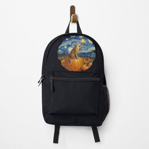 Item preview, Starry night, Cats in the Pumpkin Patch, meow sterious night, skull and Halloween, autumn, Black Cat Witch, Pumpking Purrs, Spooky Season Halloween designed and sold by Collagedream.