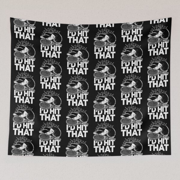 Item preview, I'd Hit That Funny Tennis Retro Tennis Player designed and sold by JRRTs.