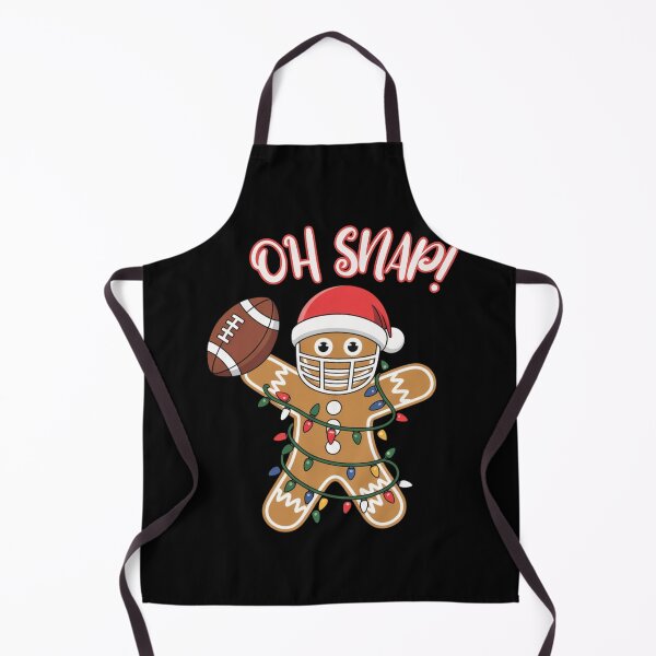 Item preview, Funny Gingerbread Man Xmas Holiday Oh Snap Gingerbreadman Christmas Football designed and sold by ZACK ART.