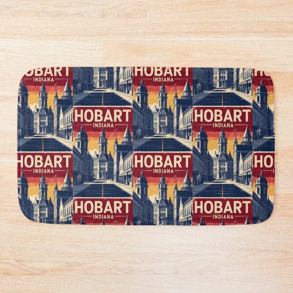 Item preview, Hobart Indiana 1950s USA Vintage Travel Tourism designed and sold by TravelersGems.