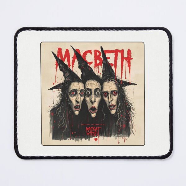 Item preview, 'Macbeth' by William Shakespeare. "In thunder, lightning, or in rain?" designed and sold by Filologica.