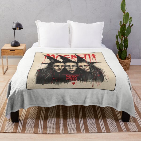 Item preview, 'Macbeth' by William Shakespeare. "In thunder, lightning, or in rain?" designed and sold by Filologica.