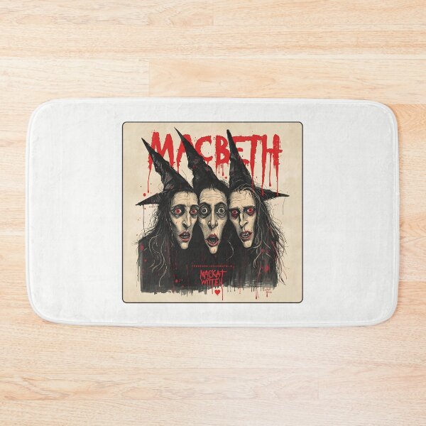 Item preview, 'Macbeth' by William Shakespeare. "In thunder, lightning, or in rain?" designed and sold by Filologica.