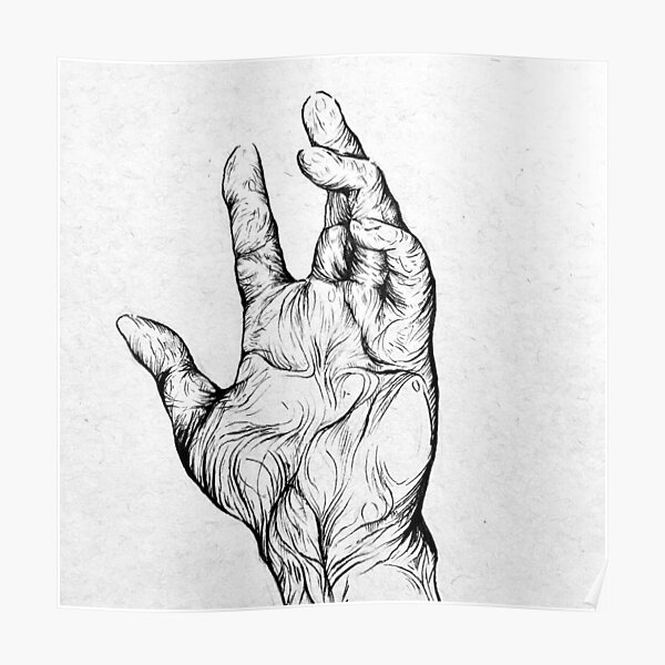 Reaching Out Hand Posters | Redbubble