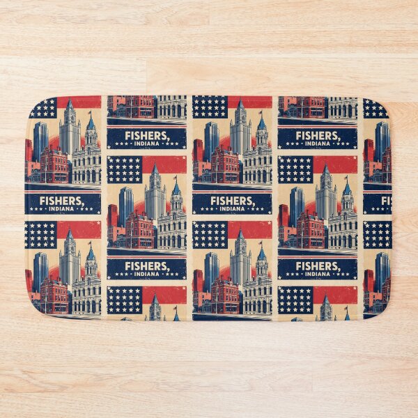 Item preview, Fishers Indiana 1950s USA Vintage Travel Tourism designed and sold by TravelersGems.