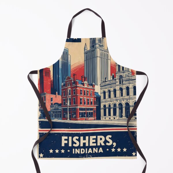 Item preview, Fishers Indiana 1950s USA Vintage Travel Tourism designed and sold by TravelersGems.