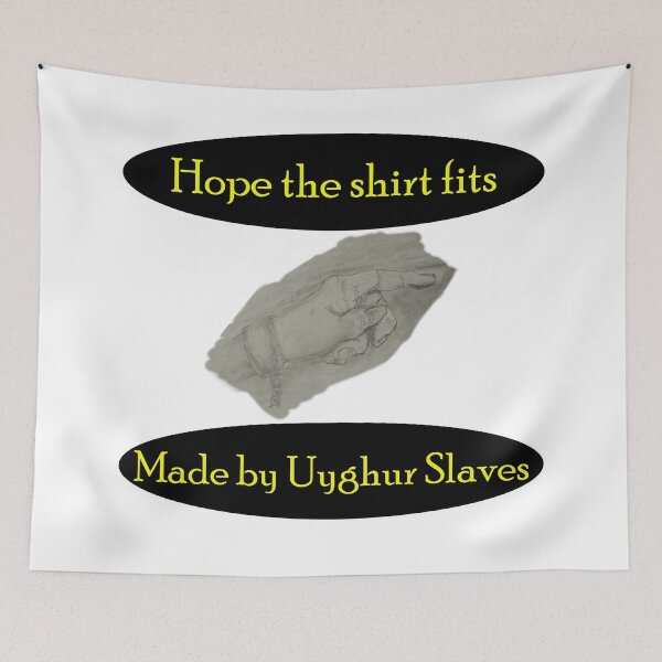 Item preview, Hope the shirt fits made by Uyghur Slaves designed and sold by Visual-Minds.