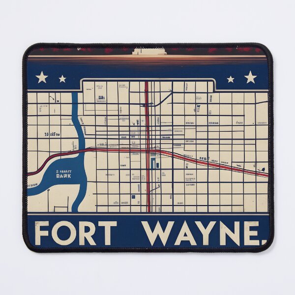 Item preview, Fort Wayne Indiana 1950s USA Vintage Travel Tourism designed and sold by TravelersGems.