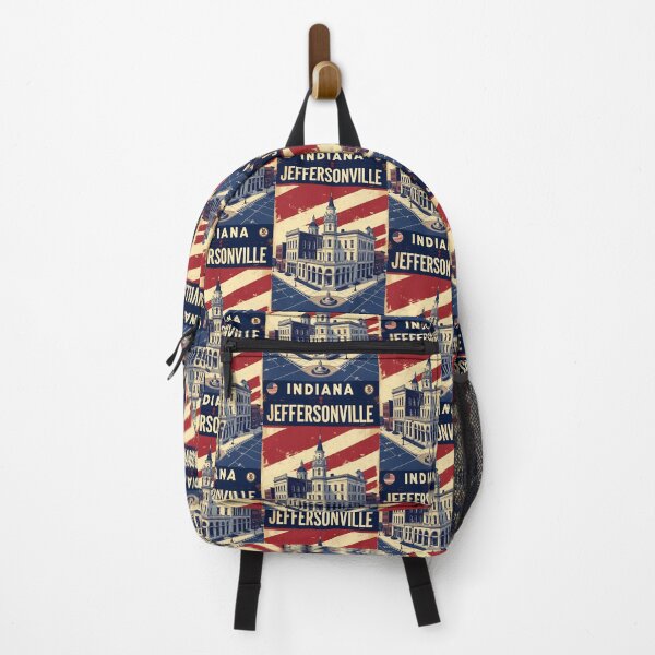 Item preview, Jeffersonville Indiana 1950s USA Vintage Travel Tourism designed and sold by TravelersGems.