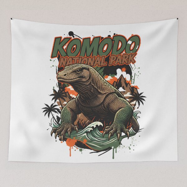 Item preview, Komodo National Park designed and sold by Clay Artista.